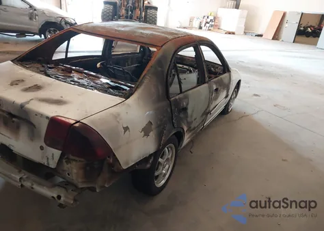 2002 Honda Civic Lx z USA, uszkodzony, nr VIN 2HGES16592H538690